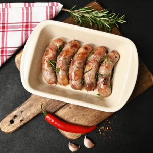 Grilled pork sausage