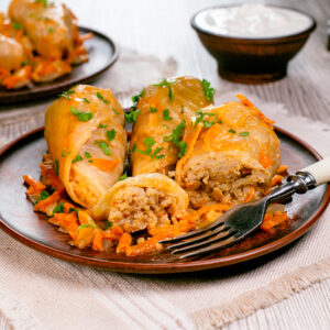 Meat cabbage rolls