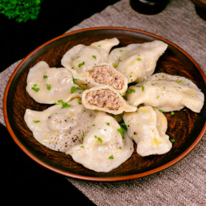 Meat varenyky (Pierogi)