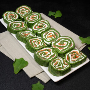 Spinach Roulade with Salmon