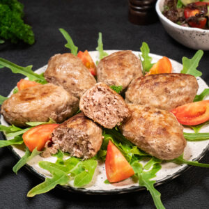 Pork and beef cutlets