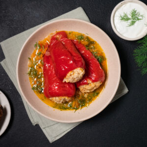 Meat-Stuffed Peppers